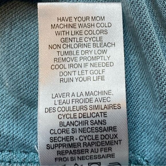 Travis Mathew Blue Green Tone Short Sleeve Polo Shirt Size XL - Picture 5 of 12